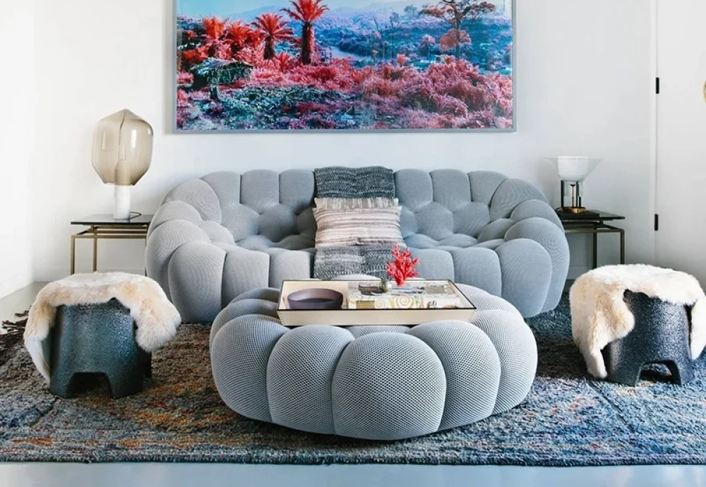 cream bubble sofa